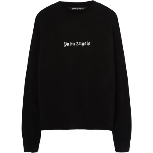 Logo Knit Sweater , male, Sizes: XL, M - Palm Angels - Modalova