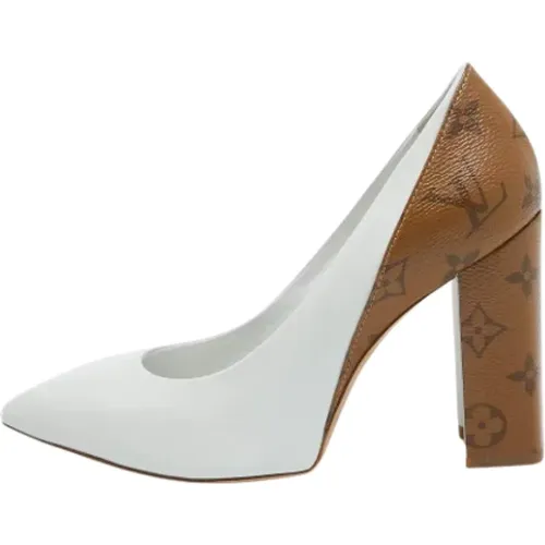 Pre-owned Coated canvas heels , female, Sizes: 5 UK - Louis Vuitton Vintage - Modalova