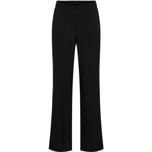 Schwarze Slim Fit Hose , Damen, Größe: XL - &Co Woman - Modalova