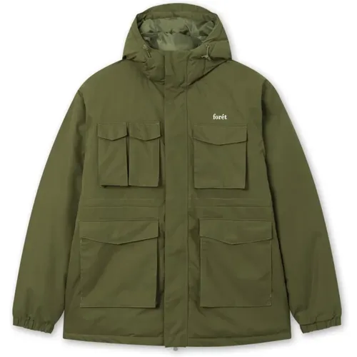 Wander Jacket - Army , male, Sizes: L - Forét - Modalova