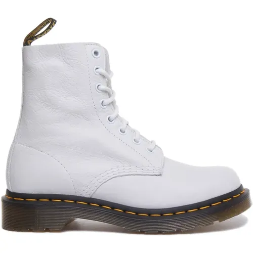 Virginia Leather 8-Eyelet Boot , female, Sizes: 5 UK, 4 UK, 7 UK, 3 UK, 6 UK, 8 UK - Dr. Martens - Modalova