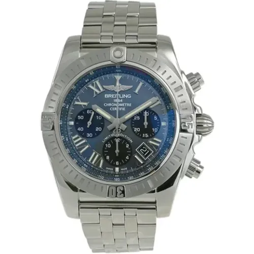 Pre-owned Stainless Steel watches , female, Sizes: ONE SIZE - Breitling Pre-owned - Modalova