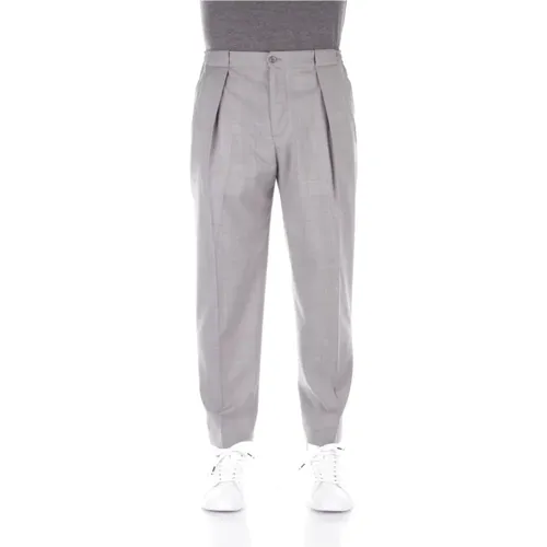 Trousers Grey , male, Sizes: XS, L - Briglia - Modalova