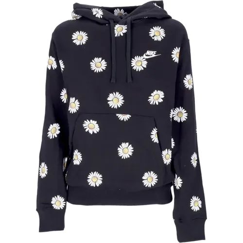 Floral Print Hooded Sweatshirt , male, Sizes: XL - Nike - Modalova