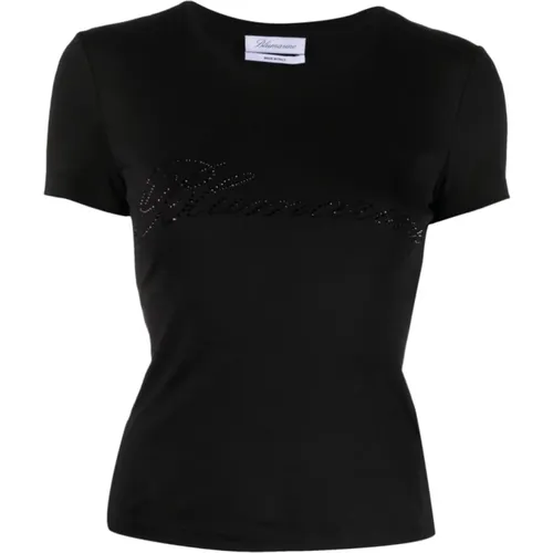 Stylisches T-Shirt in verschiedenen Farben , Damen, Größe: L - Blumarine - Modalova