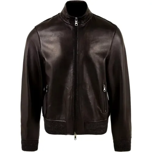 Leather Coat , male, Sizes: XL, 3XL, L, 2XL - The Jack Leathers - Modalova