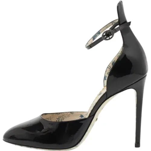 Pre-owned Leather heels , female, Sizes: 7 UK - Gucci Vintage - Modalova