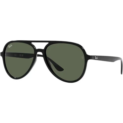 Vintage Style Sunglasses Green Dark , unisex, Sizes: 57 MM - Ray-Ban - Modalova