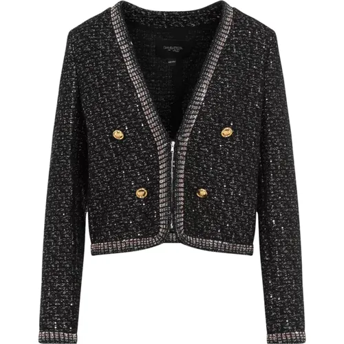 Silver Boucle Jacket , female, Sizes: XS, S - Giambattista Valli - Modalova