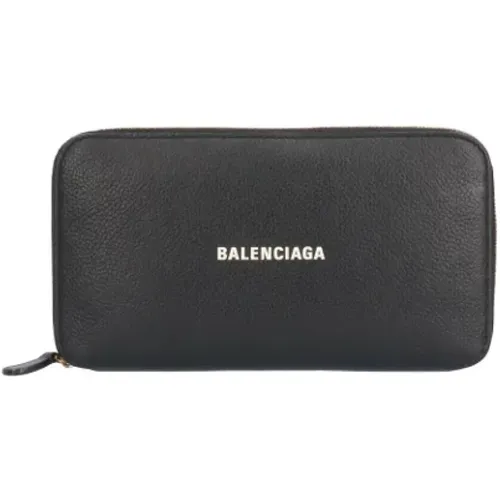 Pre-owned Leather wallets , female, Sizes: ONE SIZE - Balenciaga Vintage - Modalova