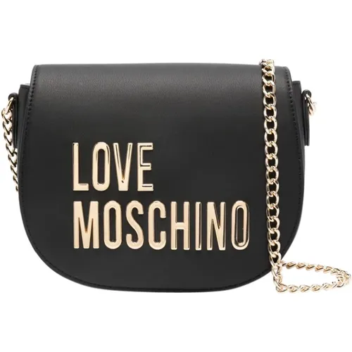 Synthetic Shoulder Bag , female, Sizes: ONE SIZE - Love Moschino - Modalova