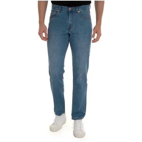 Pocket denim Jeans , male, Sizes: W33, W32, W40 - Harmont & Blaine - Modalova
