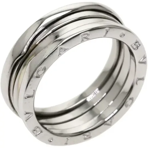 Pre-owned White Gold rings , female, Sizes: ONE SIZE - Bvlgari Vintage - Modalova