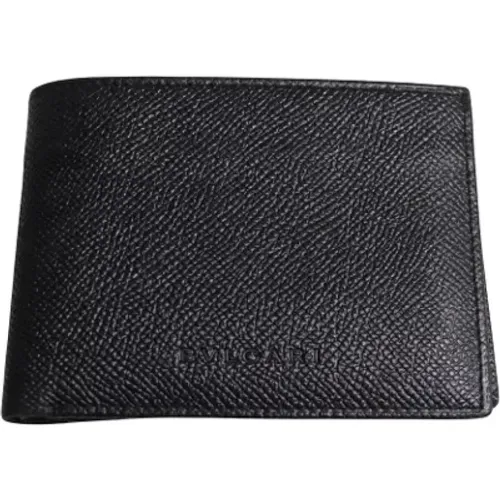 Pre-owned Leather wallets , male, Sizes: ONE SIZE - Bvlgari Vintage - Modalova