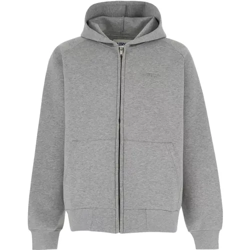 Grauer Pullover Scuba Hoodie , Herren, Größe: S - Autry - Modalova