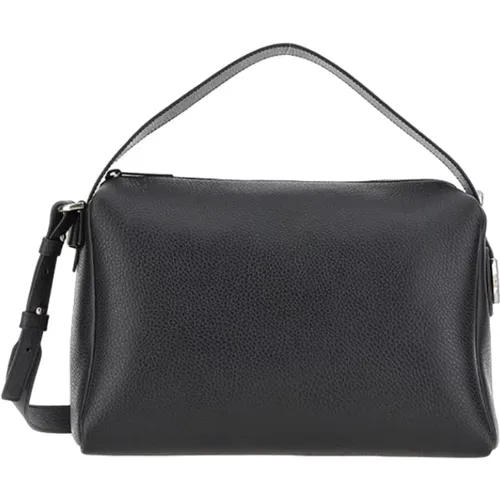 Leather Tote Bag , female, Sizes: ONE SIZE - Hogan - Modalova