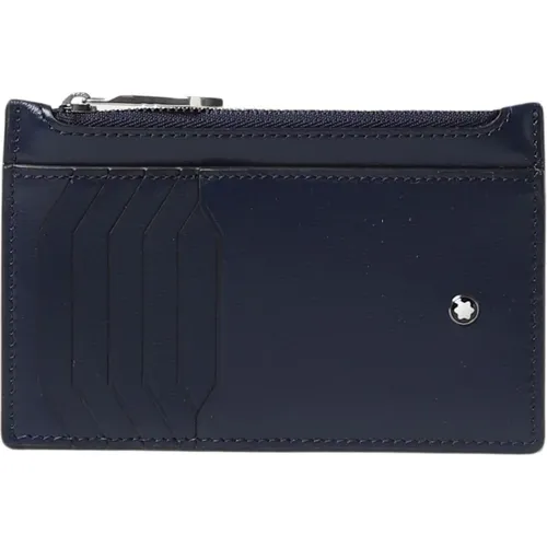 Ink Card Holder with Zip , male, Sizes: ONE SIZE - Montblanc - Modalova