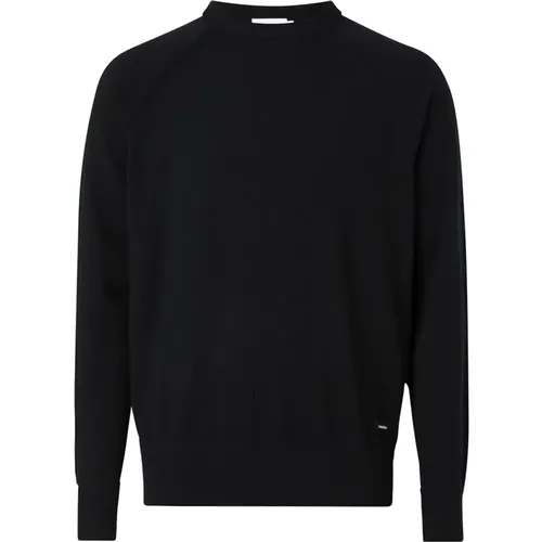 Schwarzer Merino Comfort Pullover - Calvin Klein - Modalova