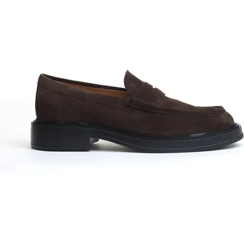 Braune Loafer Schuhe Aw24 , Herren, Größe: 40 EU - TOD'S - Modalova