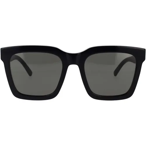 Moderne schwarze Sonnenbrille mit rechteckigem Design - Retrosuperfuture - Modalova
