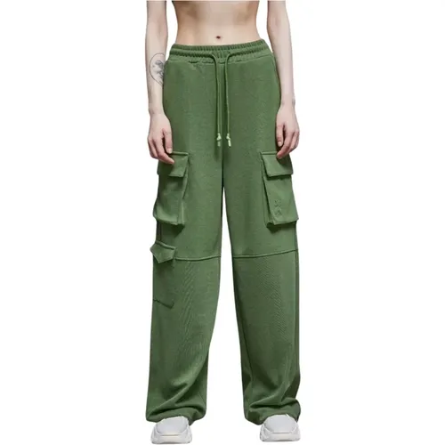 Cargo Sweatpants Lebendige Farbe Bequeme Passform , Damen, Größe: S - PATRIZIA PEPE - Modalova