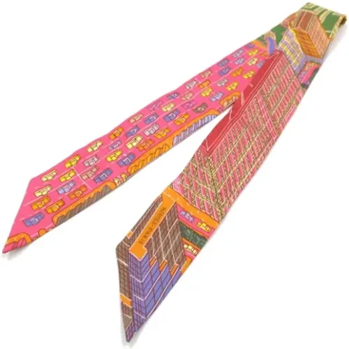 Pre-owned Silk scarves , female, Sizes: ONE SIZE - Hermès Vintage - Modalova