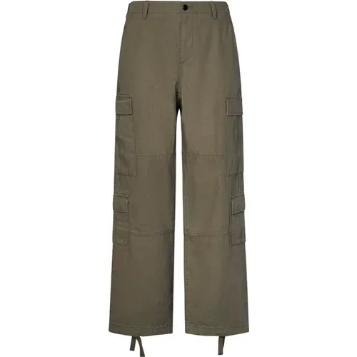 Cargo Grüne Hose mit Kordelzug - Stüssy - Modalova