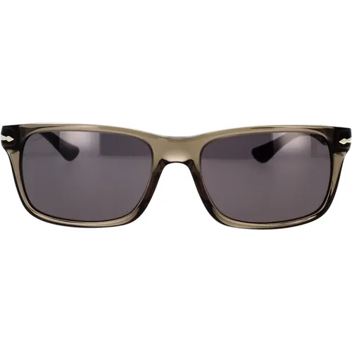 Klassische Rechteckige Sonnenbrille , unisex, Größe: 58 MM - Persol - Modalova