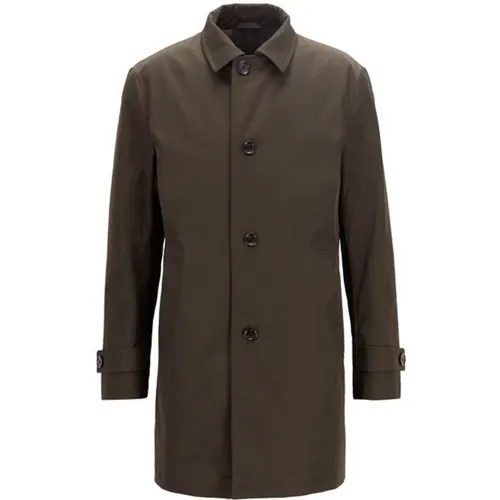 Short coat water repellent Twill Tortora Technical Dais16 50394118 , male, Sizes: 2XL - Hugo Boss - Modalova