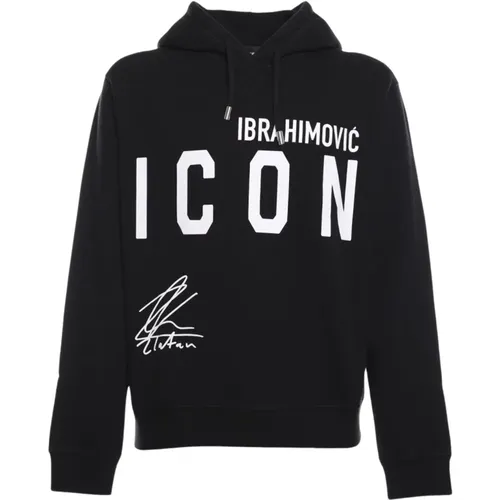 Ibrahimovic Signature Sweatshirt , Herren, Größe: 2XL - Dsquared2 - Modalova