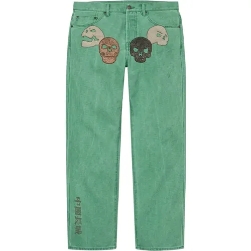 Chinesische Mauer Leinwand Grüne Jeans - Supreme - Modalova