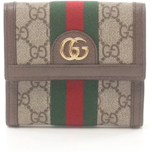 Pre-owned Leather wallets , female, Sizes: ONE SIZE - Gucci Vintage - Modalova