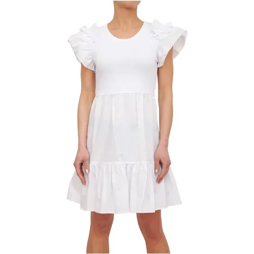 Cotton Dress , female, Sizes: 2XS - Liu Jo - Modalova
