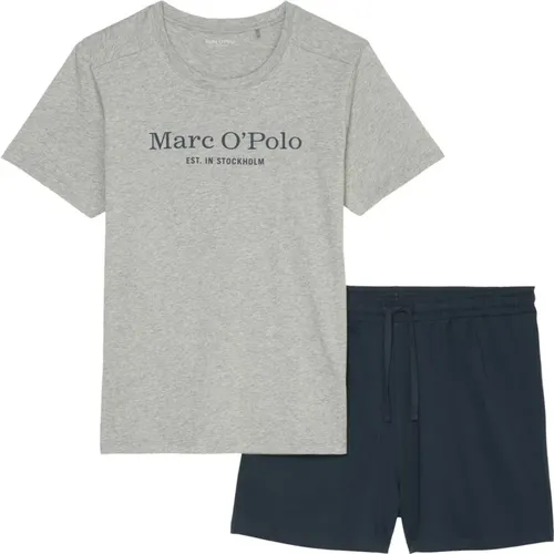 Modernes Herren-Pyjama-Set , Herren, Größe: XL - Marc O'Polo - Modalova