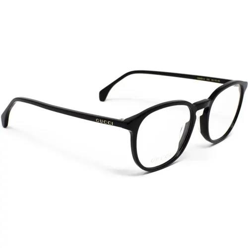 Schwarze Gestell Brille , unisex, Größe: 50 MM - Gucci - Modalova