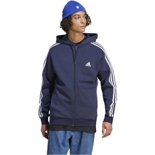 Kapuzenpullover mit 3 Streifen für Männer , Herren, Größe: XL - Adidas - Modalova