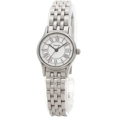 Pre-owned Stainless Steel watches , female, Sizes: ONE SIZE - Tiffany & Co. Pre-owned - Modalova