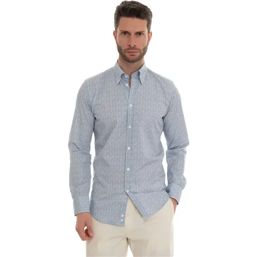Elegant Classic Shirt , Herren, Größe: XL - Canali - Modalova