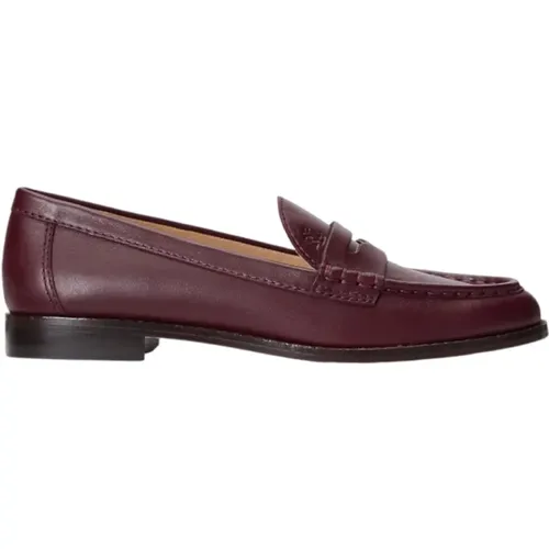Purple Flat Shoes for Women , female, Sizes: 7 UK - Ralph Lauren - Modalova
