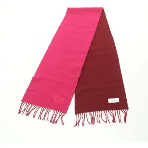 Pre-owned Wool scarves , female, Sizes: ONE SIZE - Loewe Pre-owned - Modalova