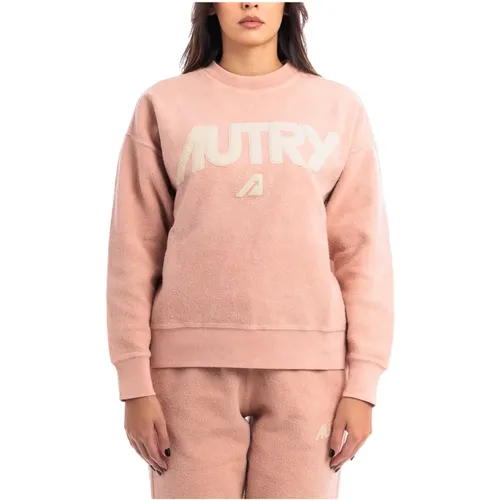 Stylish Crewneck Sweatshirt for Women , female, Sizes: XS, S - Autry - Modalova