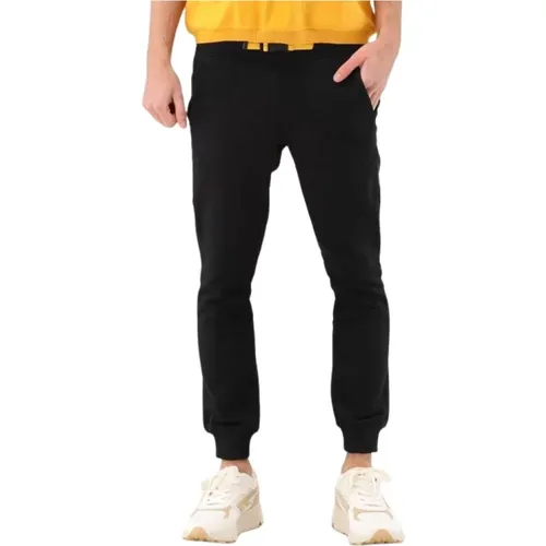 Schwarze Sweatpants Regular Fit Baumwolle Polyester , Herren, Größe: XL - Parajumpers - Modalova