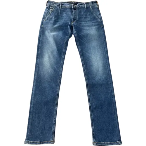 Blaue Parma Jeans , Herren, Größe: W31 - Hand Picked - Modalova