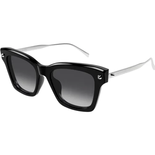 Stilvolle Sonnenbrille Am0483S Schwarz - alexander mcqueen - Modalova