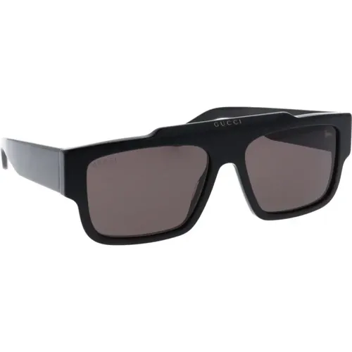 Classic Sunglasses for Men , male, Sizes: 56 MM - Gucci - Modalova