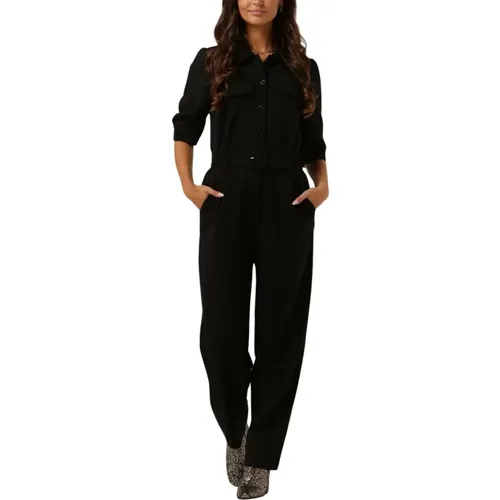 Schwarzer Jumpsuit Joellegz Jumpsuit Noos , Damen, Größe: S - Gestuz - Modalova