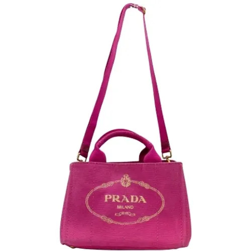 Pre-owned Canvas prada-bags , female, Sizes: ONE SIZE - Prada Vintage - Modalova