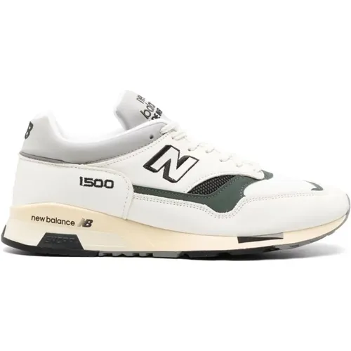 Weiße Leder Sneaker Panel Design - New Balance - Modalova