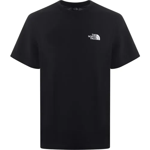 Einfaches Dome Logo Baumwoll-T-Shirt , Herren, Größe: L - The North Face - Modalova