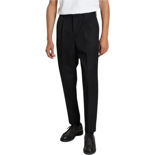 Pleated Wool Blend Trousers , male, Sizes: 2XS - L'Exception Paris - Modalova